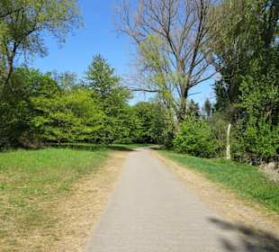 Auf dem Rundweg um den See