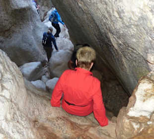 Manchmal geht es ganz schön runter