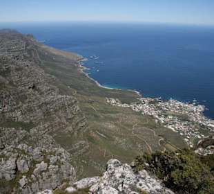 Tafelberg, Blick auf die "Twelve Apostels"