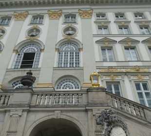 Beim Schloss Nymphenburg in München