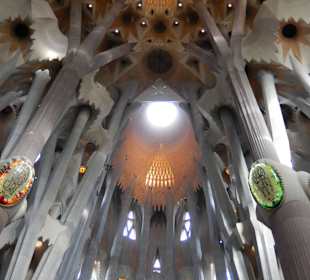 Sagrada Familia wnętrze