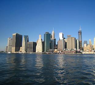 Blick auf Downtown Manhattan