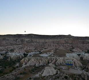 Widok z balona na Kapadocję