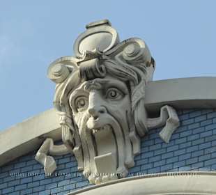 Detail Jugendstil-Fassade Elisabethstr. 10b, Riga