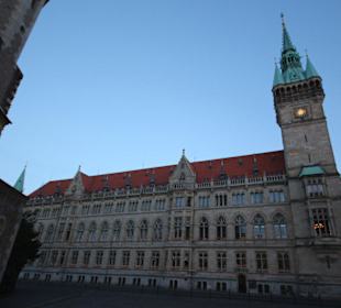 Ansicht von der Burg zum Rathaus