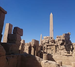 Obelisk im Karnak Tempel