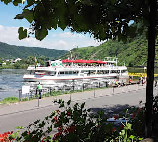 In Beilstein, Dampfer-Anlegestelle