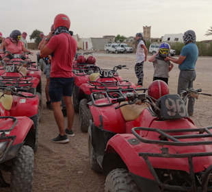 Quad Fahrt. Im Schneckentempo 