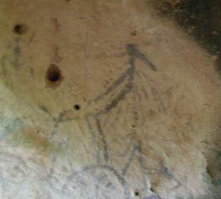 Höhlenmalerei der Taino