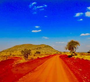 Tsavo East, die Rote Erde