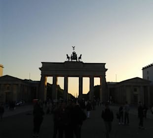 Sonnenuntergang am Brandenburger Tor