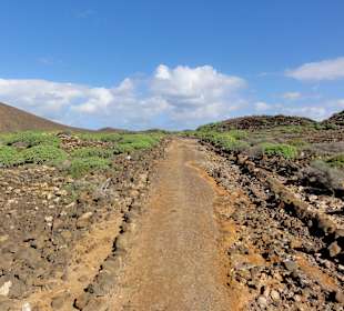 Wanderweg über die Insel