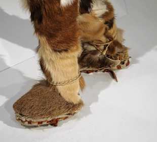 Rekonstruktion des Gletscherfundes "Ötzi"