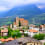 Stadt Schenna, Südtirol, Italien
