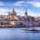 Kathedrale St. Paul und Hafen Marsamxett, Valletta, Malta