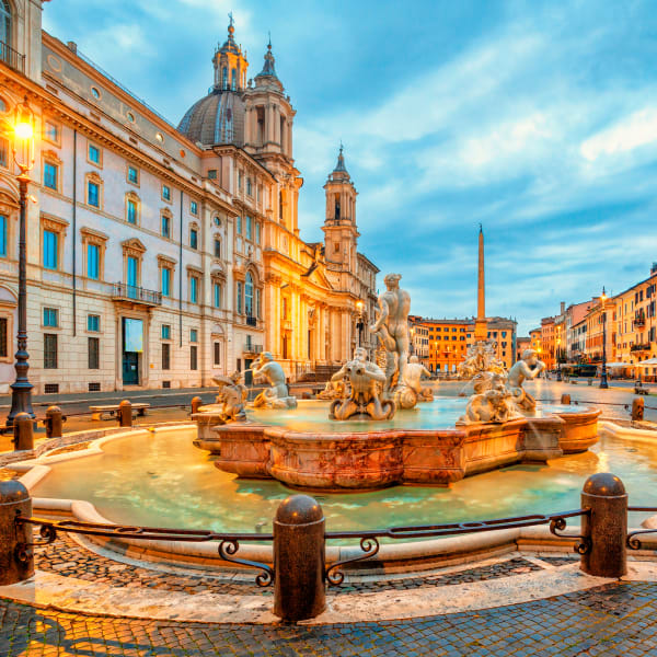 Piazza Navona, Colonna, Rom, Italien © stock.adobe.com - Vladimir Sazonov