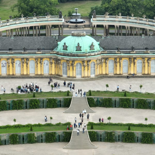 Schloss Sanssouci, Potsdam, Brandenburg, Deutschland