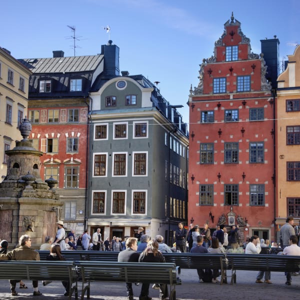 Stortorget, in Stockholm ©Michael Robinson/Corbis Documentary via Getty Images