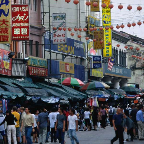 Die Jalan Pealing in Kuala Lumpur, Malaysia.