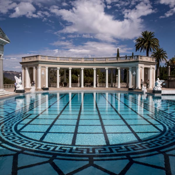 Neptun Pool im Hearst Castle, Kalifornien, USA