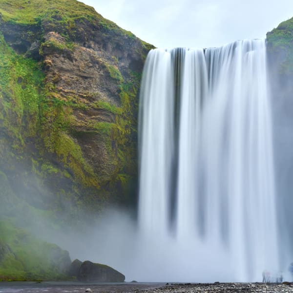 Seljalandsfoss Wasserfall in Island.