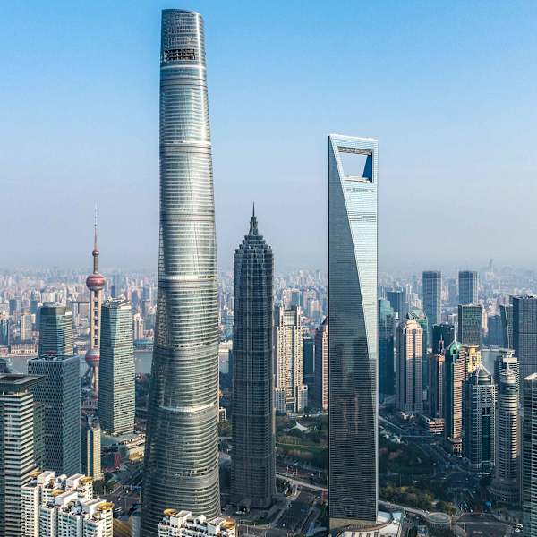 Der Shanghai Tower.