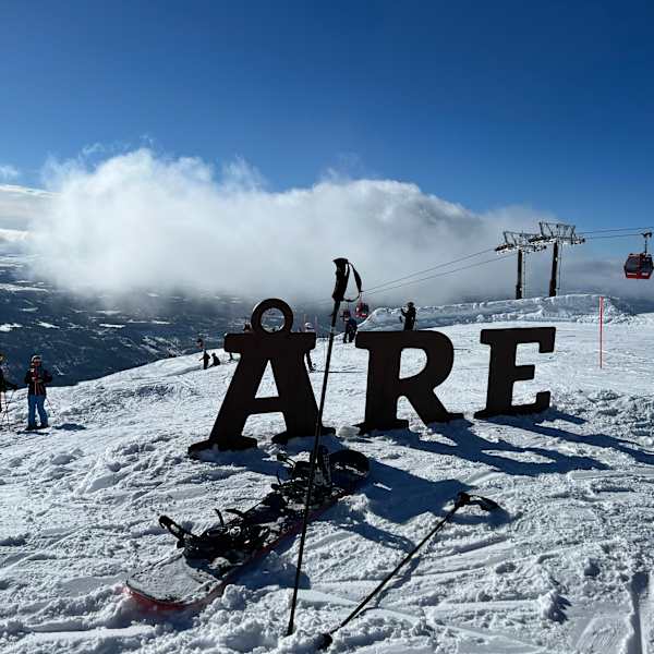 Ein hochgelegenes Skigebiet