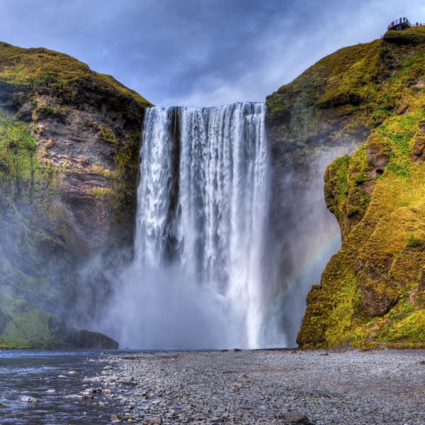 Skogafoss Wasserfall, Island