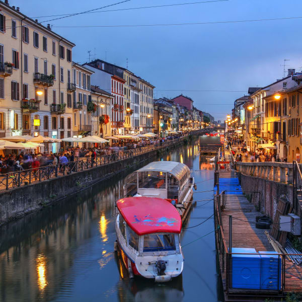 Navigli Viertel Mailand, Italien