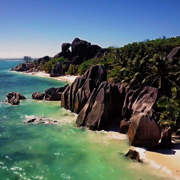 Strand auf den Seychellen