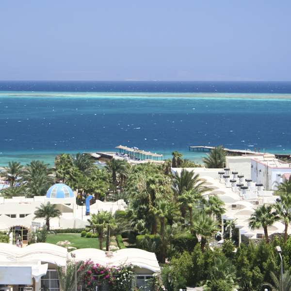 The city of Hurghada by the Red Sea