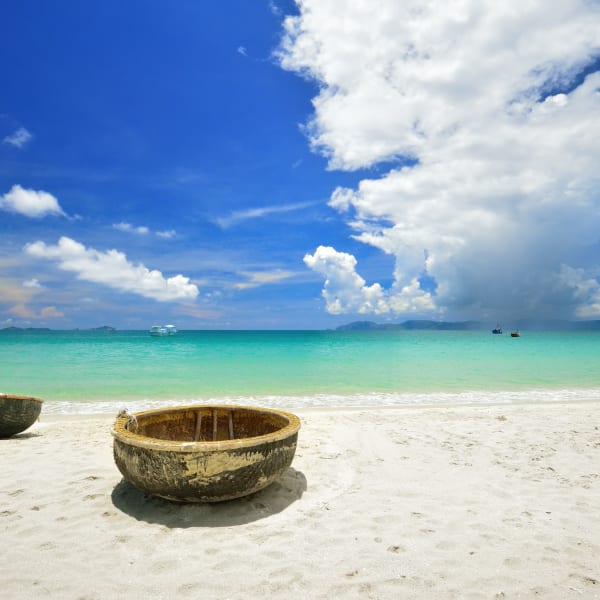 Traditionelle Boote, Con Dao Insel, Đông Nam Bộ / Südosten