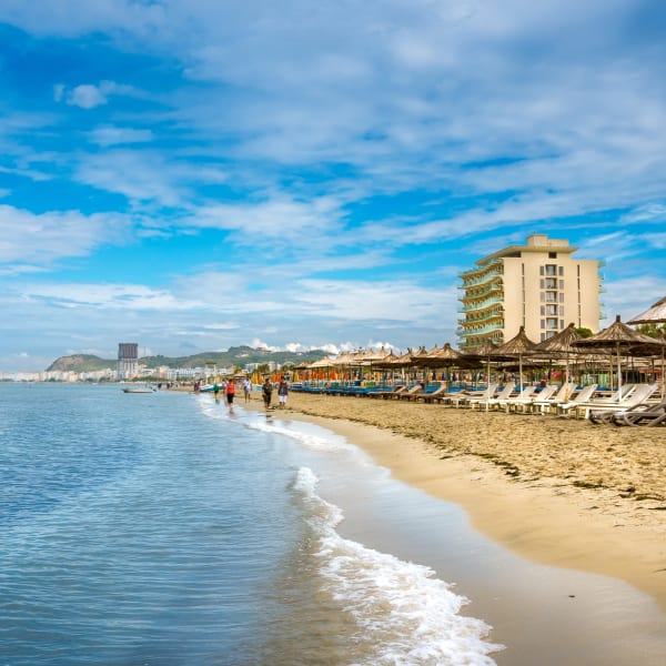 Durres Beach, Albanien