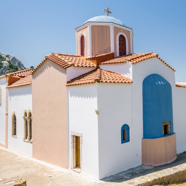 Basilika auf Zia, Kos, Griechenland