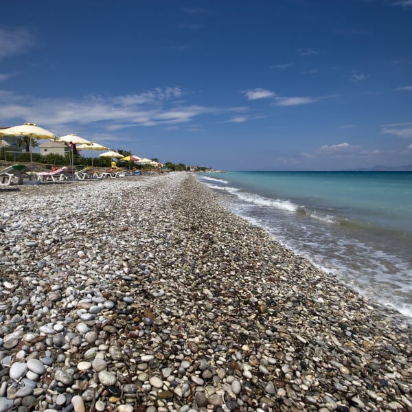 Strand Ialysos, Rhodos, Griechenland