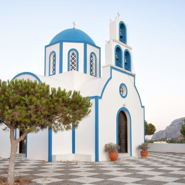 Kirche Kamari, Santorini