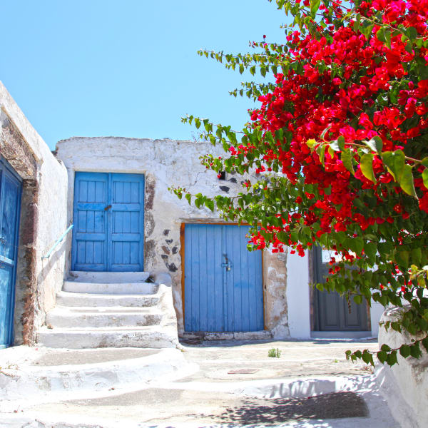 Megalochori, Santorini, Griechenland