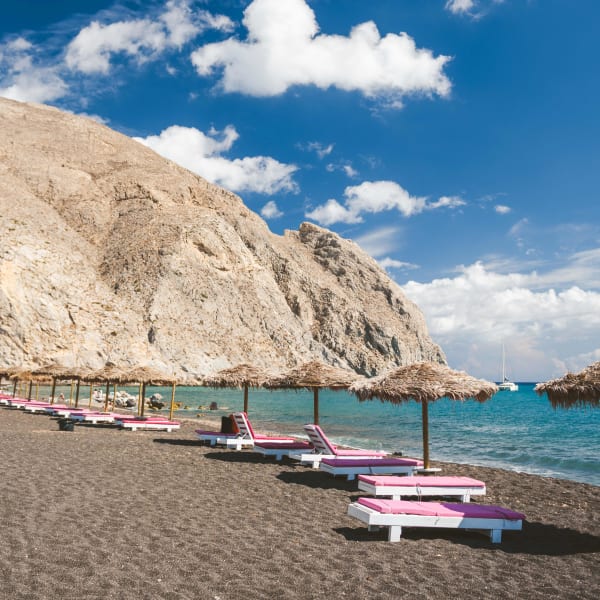 Strand Perissa, Santorini
