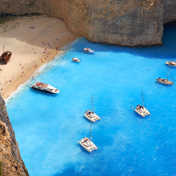 Shipwreck Beach On Zakynthos