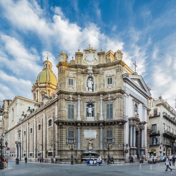 Piazza dei Quattro Canti, Palermo, Sizilien