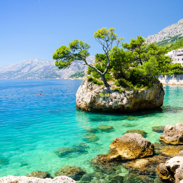 Brela-Stein Punta Rata, Brela, Dalmatien