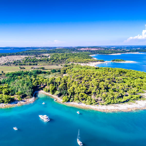 Strand Kap Kamenjak, Istrien, Kroatien