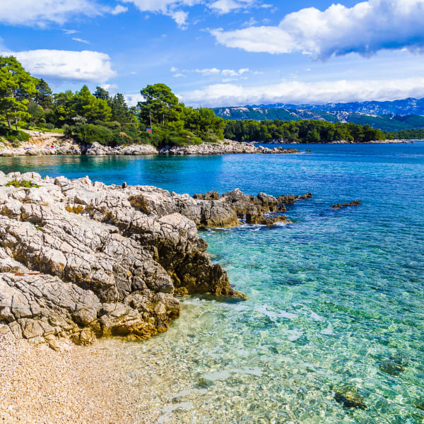 Strand, Kampor, Insel Rab