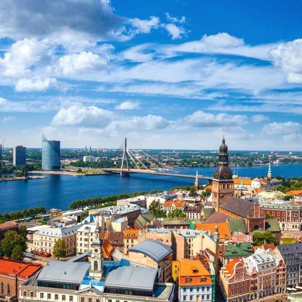 Riga Altstadt, herrlichen Blick über die Stadt