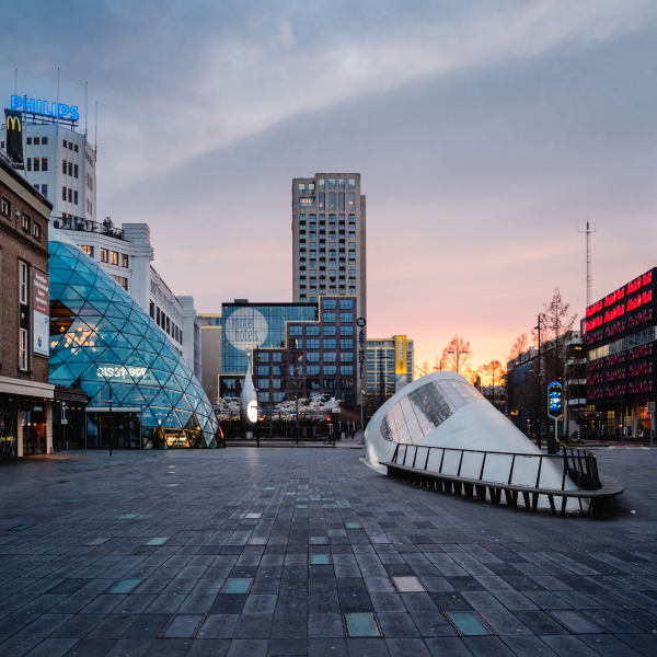 Stadtzentrum von Eindhoven, Niederlande