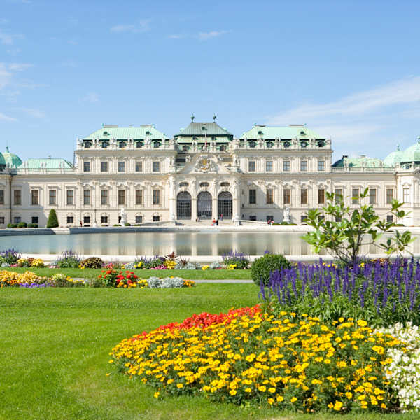 Austria, Vienna, Belvedere Palace and gardens