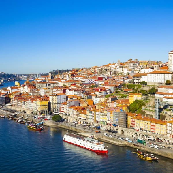 Panoramablick über Porto, Portugal