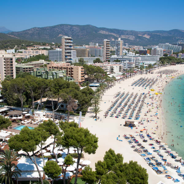 Playa de Magaluf, Mallorca, Spanien