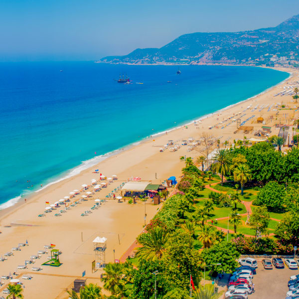 Kleopatra Beach, Alanya, Türkische Riviera