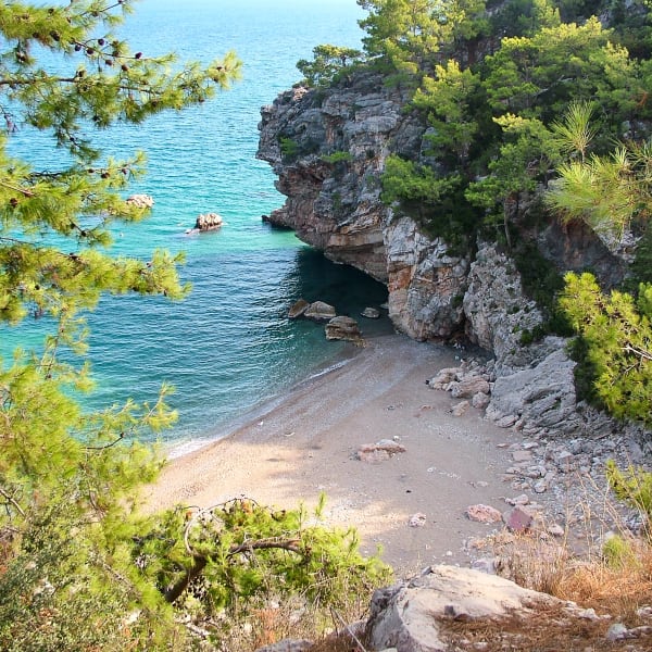 Felsbucht, Beldibi, Türkische Riviera